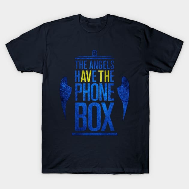 Angels have phone box T-Shirt by Rikux